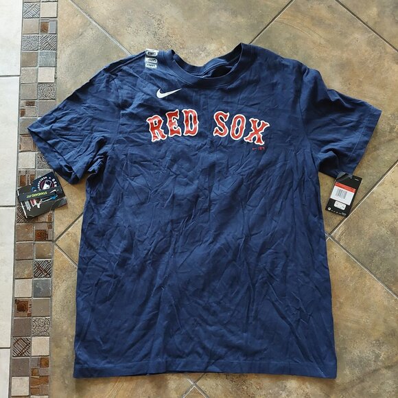 boston red sox nike t-shirt mens size L - Picture 1 of 5